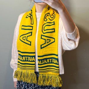 New Australia Yellow Scarf Winter Knit Scarf